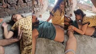 Bhojpuri Village Bhabhi Devar Open Romance Roof