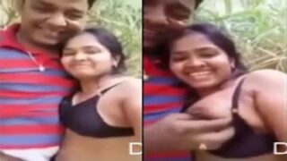 Uncle Manaivi Thangai Mulaiyai Thadavum Forest Sex Clip